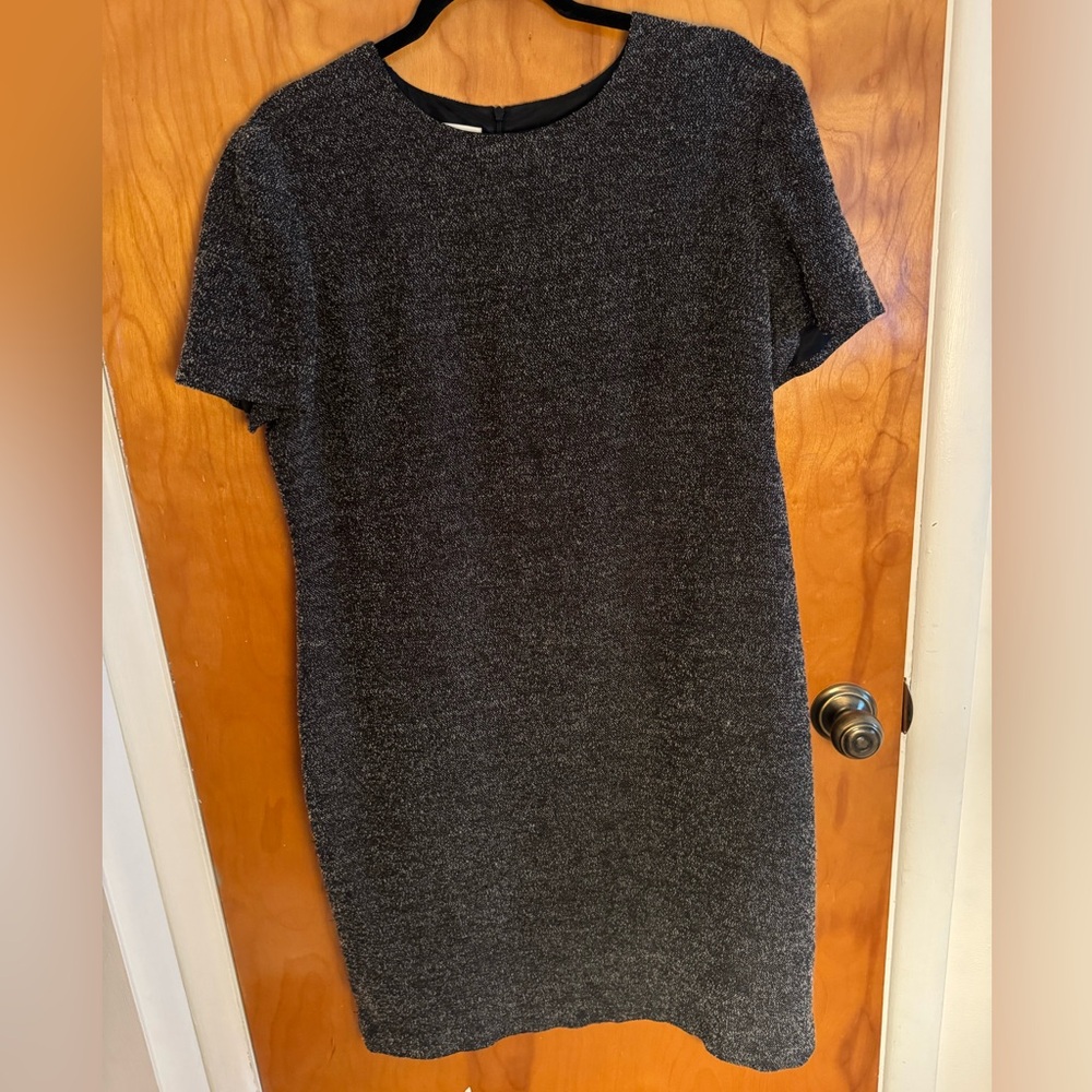 ✨Talbots Charcoal Textured Dress. Good condition.